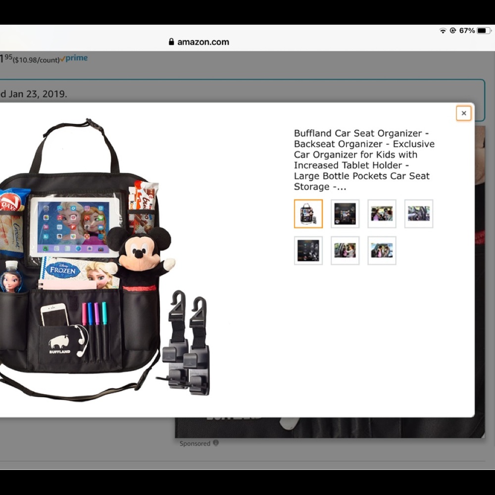 Backseat Car Organizer